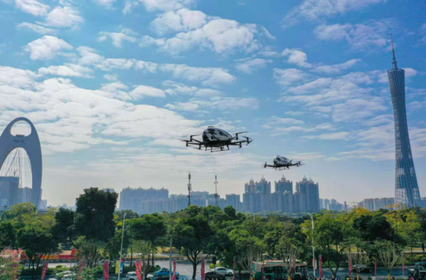 2022 08 01 12 06 08 Air taxis in urban setting IMAGE EurekAlert Science News Releases 850x560 1