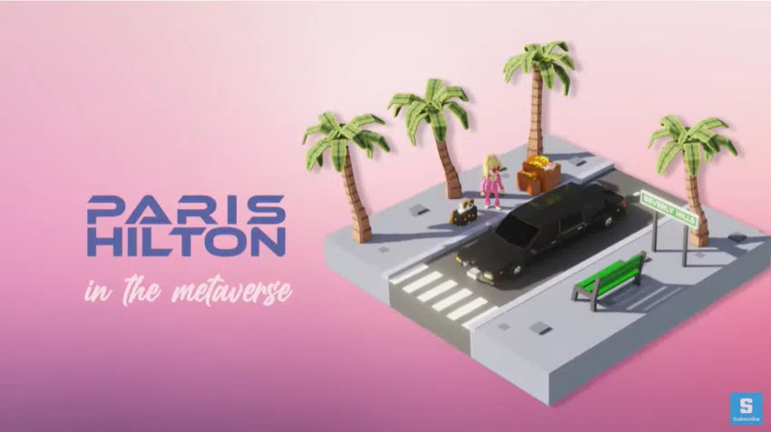 Paris Hilton Builds Her Own Virtual Malibu Mansion in the Sandbox 1 2022 08 10 12 48 14 Paris Hilton x The Sandbox YouTube and 1 more page Profile 1 Microsoft Ed