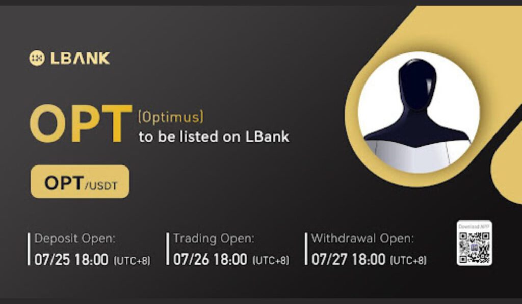 Optimus OPT Token Listed For Trading On LBank Exchange 1