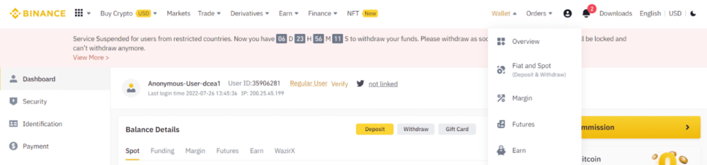 how to find binance wallet address Navigate over Fiat and Spot 1536x359 1