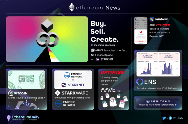 Ethereum Ecosystem Weekly Recap Week 32 (04/08 – 10/08) 8 Ethereum Ecosystem Weekly Recap Week 32 (04/08 - 10/08) - 8