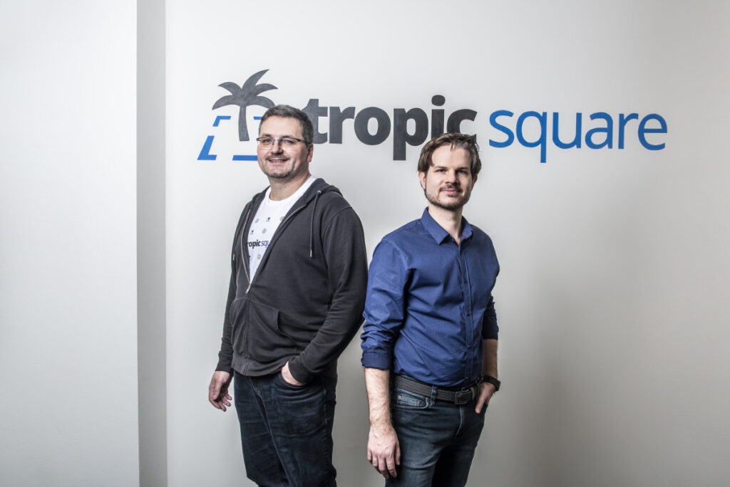 jan pleskac on the left and evzen englberth founders tropic square