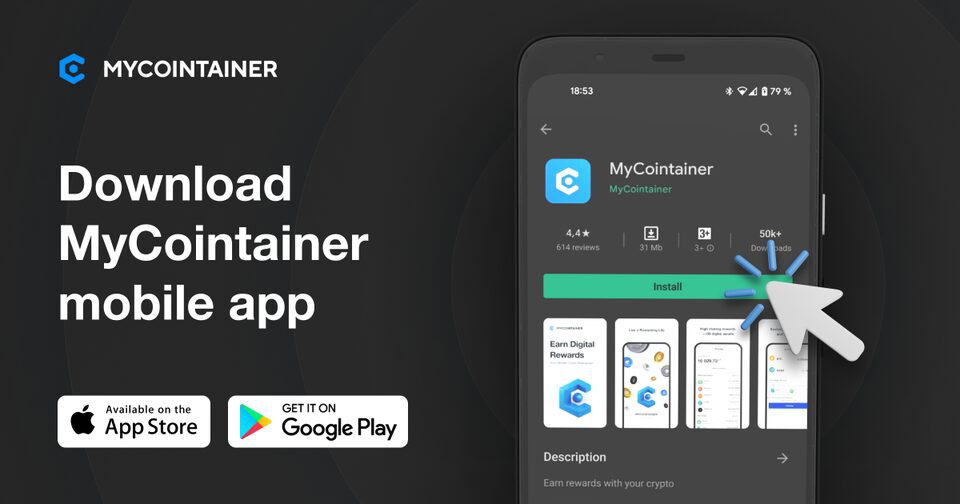 earn interest on crypto with mycointainer platform 1