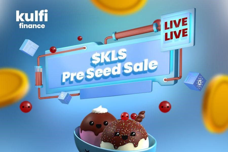 kulfi finance kls token pre seed sale on cardano