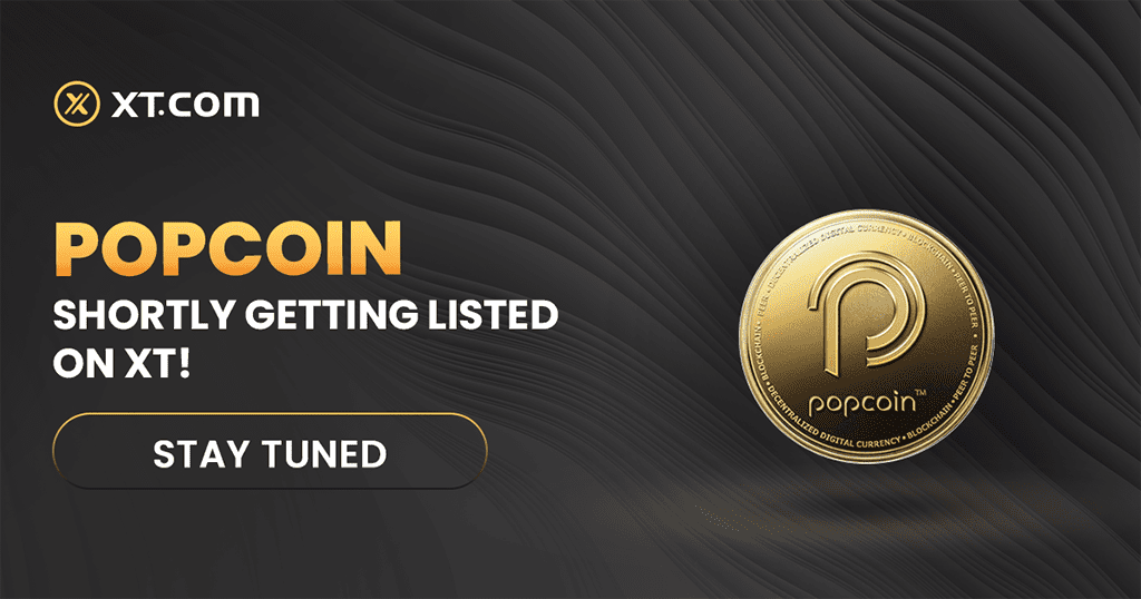 popcoin listed xt com tether trading pair