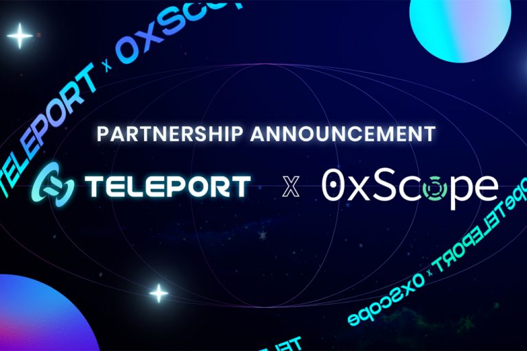 teleport welcomes 0xscope pioneering web3 knowledge graph data protocol 768x512 1