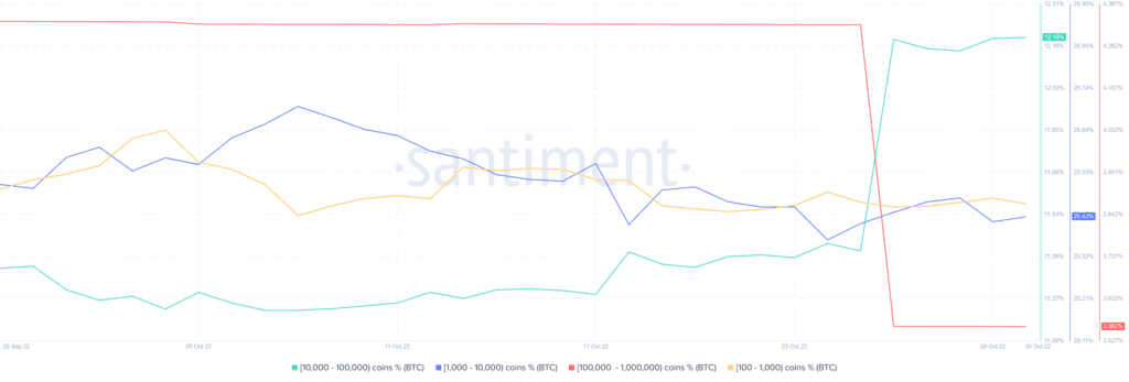 Bitcoin BTC 17.40.41 30 Oct 2022