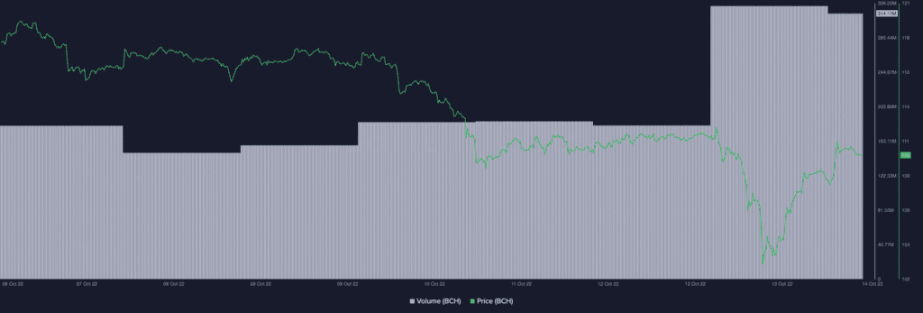 Bitcoin Cash BCH 08.11.51 14 Oct 2022