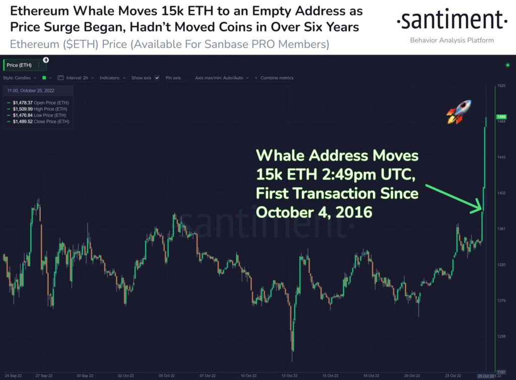 Ethereum ETH Whale 1