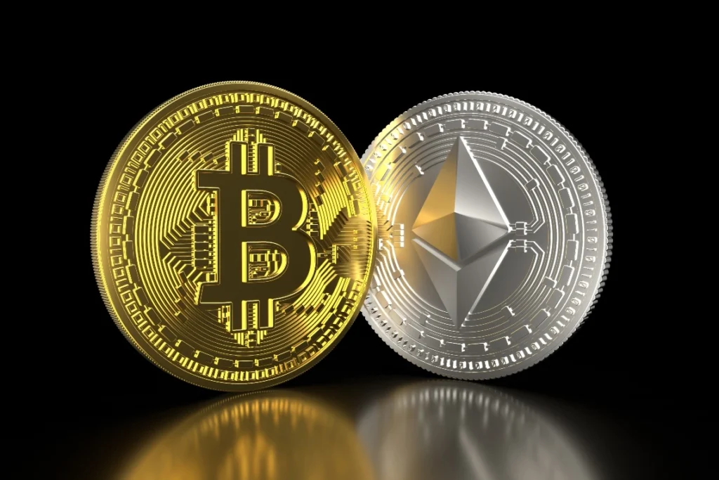 The differences between bitcoin and ethereum graphic 1