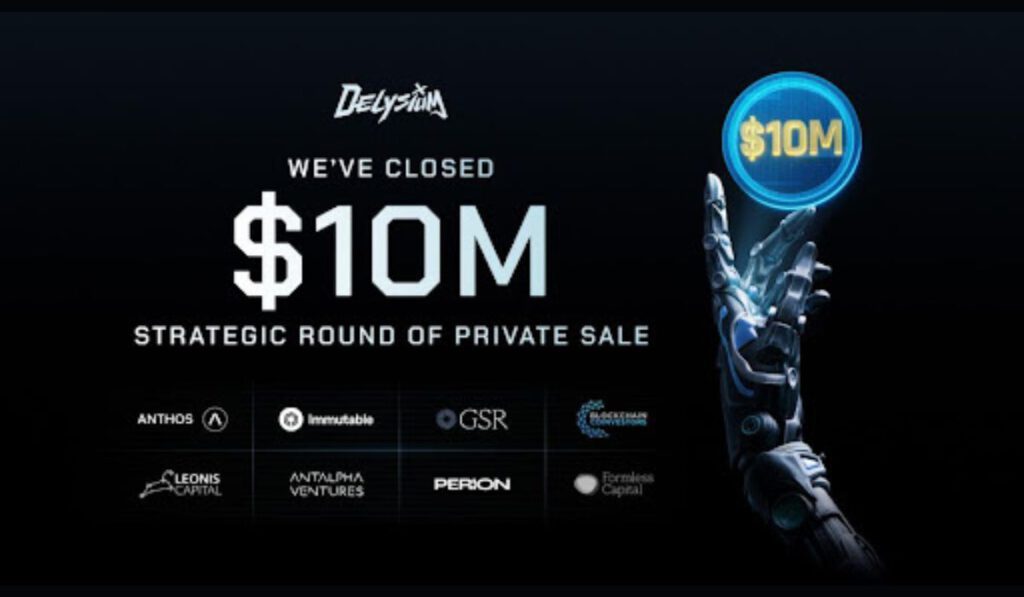 Web3 Game Delysium Announces 10 Million Strategic Funding Round 1