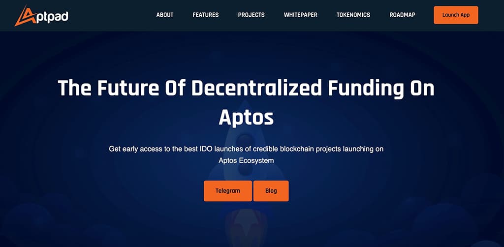 aptos ido platform aptpad finance start token presale october 24