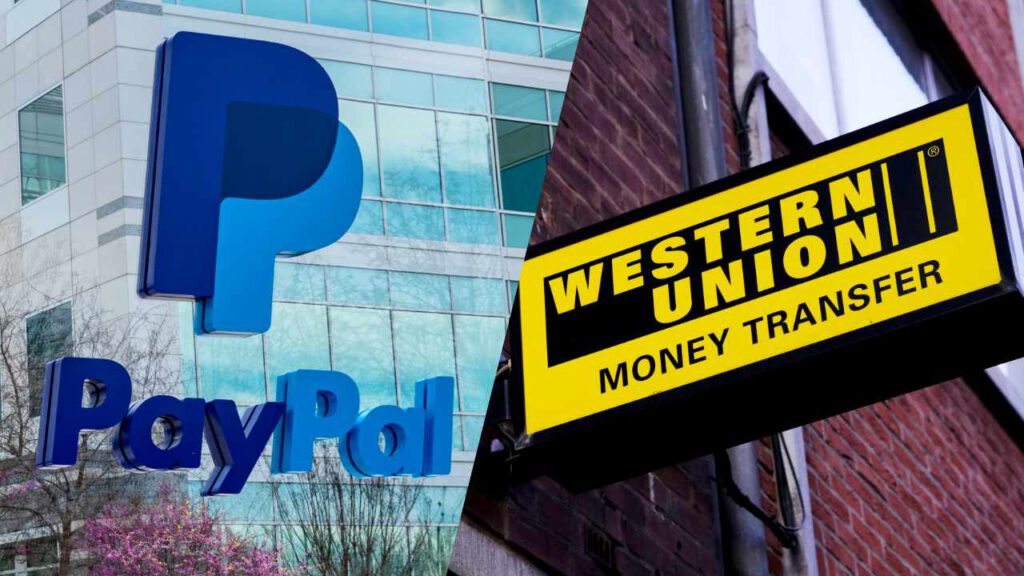 paypal western union