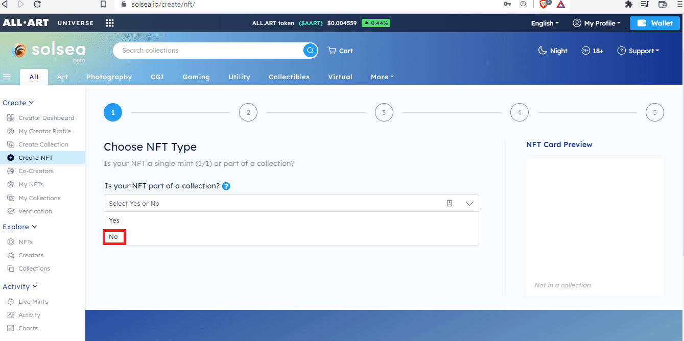 How To Mint Nft On Solana-Step 3