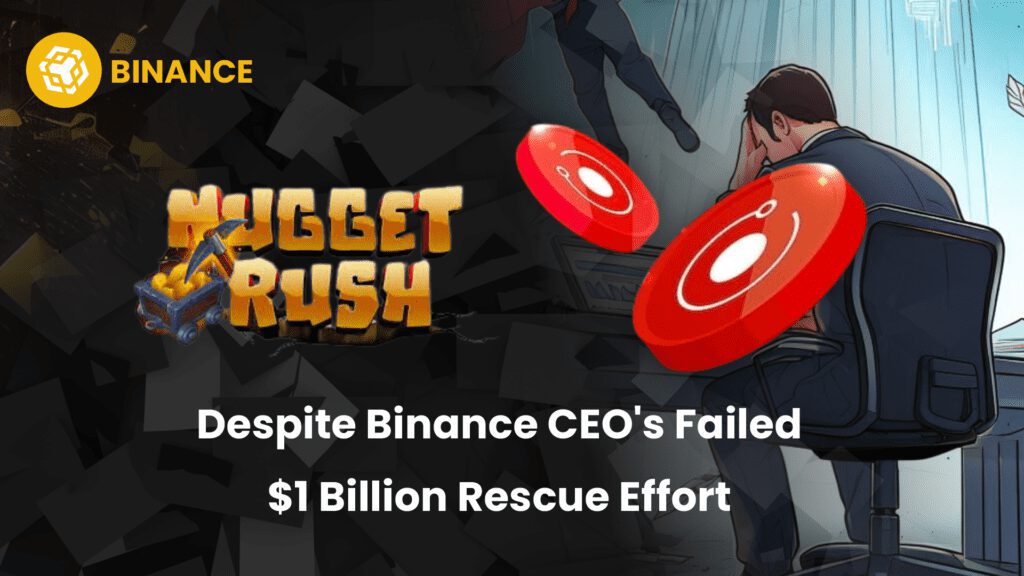 NuggetRush and Render Shine Despite Binance CEO’s Failed $1 Billion Rescue Effort