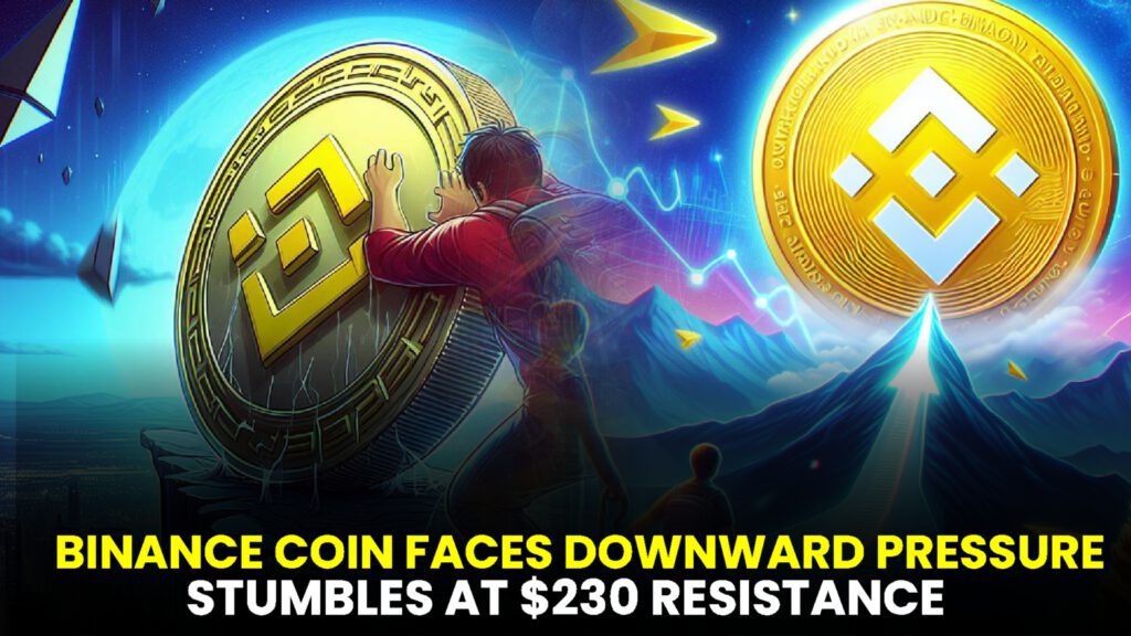 Binance Coin Faces Downward Pressure, Stumbles at $230 Resistance