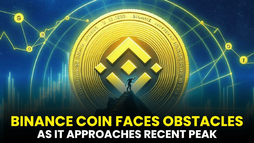 Binance Coin Faces Obstacles as it Approaches Recent Peak Value