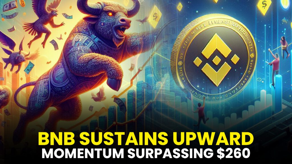 BNB SUSTAINS UPWARD