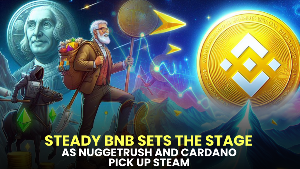 Steady BNB Sets the Stage as NuggetRush and Cardano Pick Up Steam