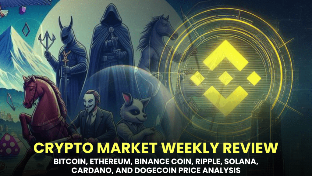 CRYPTO MARKET WEEKLY REVIEW: Bitcoin, Ethereum, Binance Coin, Ripple, Solana, Cardano, and Dogecoin Price Analysis