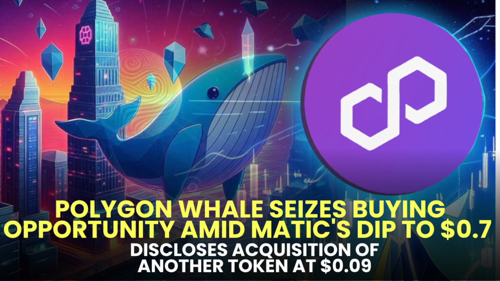 Polygon Whale Seizes Buying Opportunity Amid MATIC's Dip to $0.7, Discloses Acquisition of Another Token at $0.09