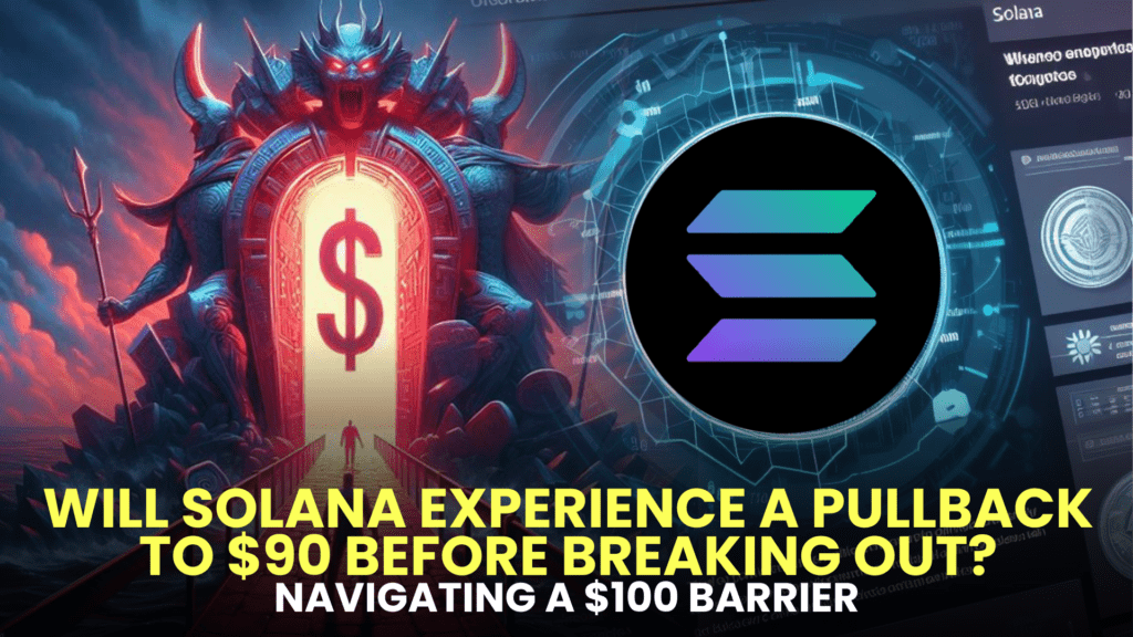 Navigating a $100 Barrier: Will Solana Experience a Pullback to $90 Before Breaking Out?