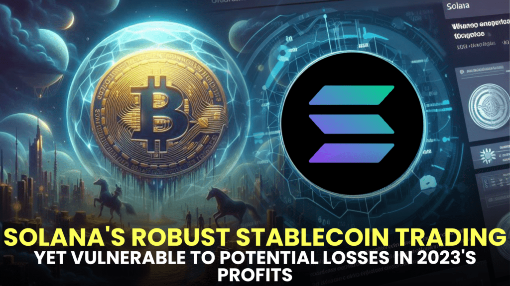 Solana's Robust Stablecoin Trading, Yet Vulnerable to Potential Losses in 2023's Profits