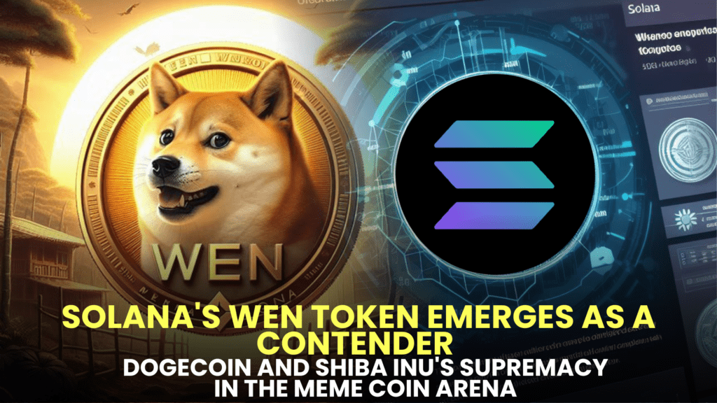 Solana's WEN Token Emerges as a Contender to Dogecoin and Shiba Inu's Supremacy in the Meme Coin Arena