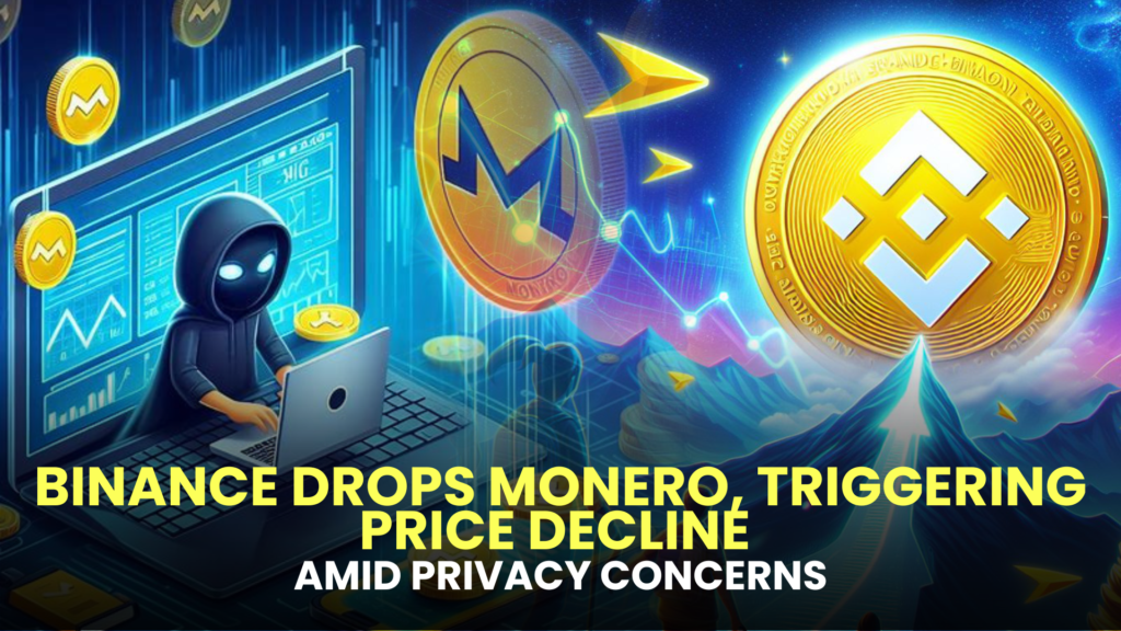 Binance Drops Monero, Triggering Price Decline Amid Privacy Concerns