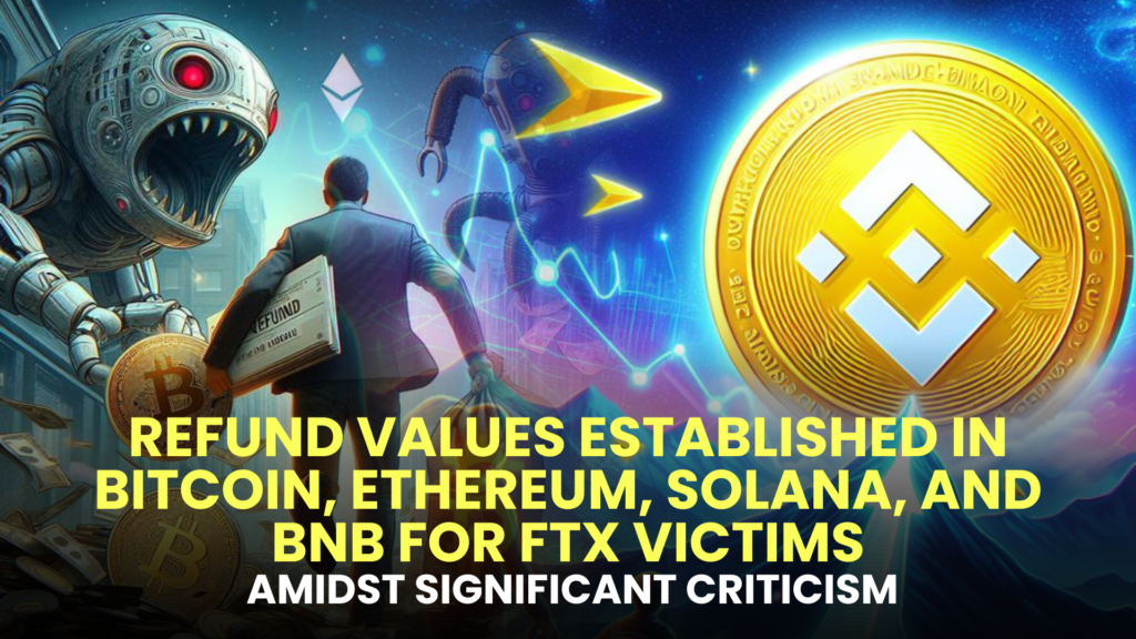 Refund Values Established in Bitcoin, Ethereum, Solana, and BNB for FTX Victims Amidst Significant Criticism