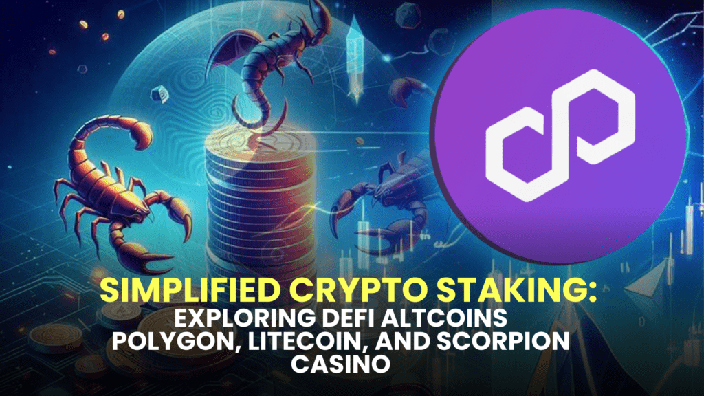 Simplified Crypto Staking: Exploring DeFi Altcoins Polygon, Litecoin, and Scorpion Casino