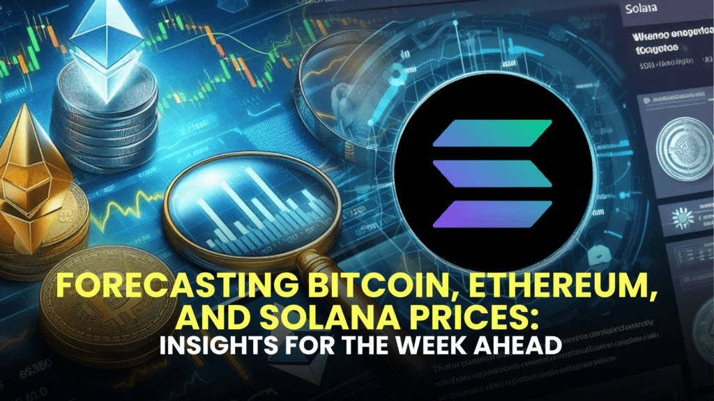 Forecasting Bitcoin, Ethereum, and Solana Prices: Insights for the Week Ahead
