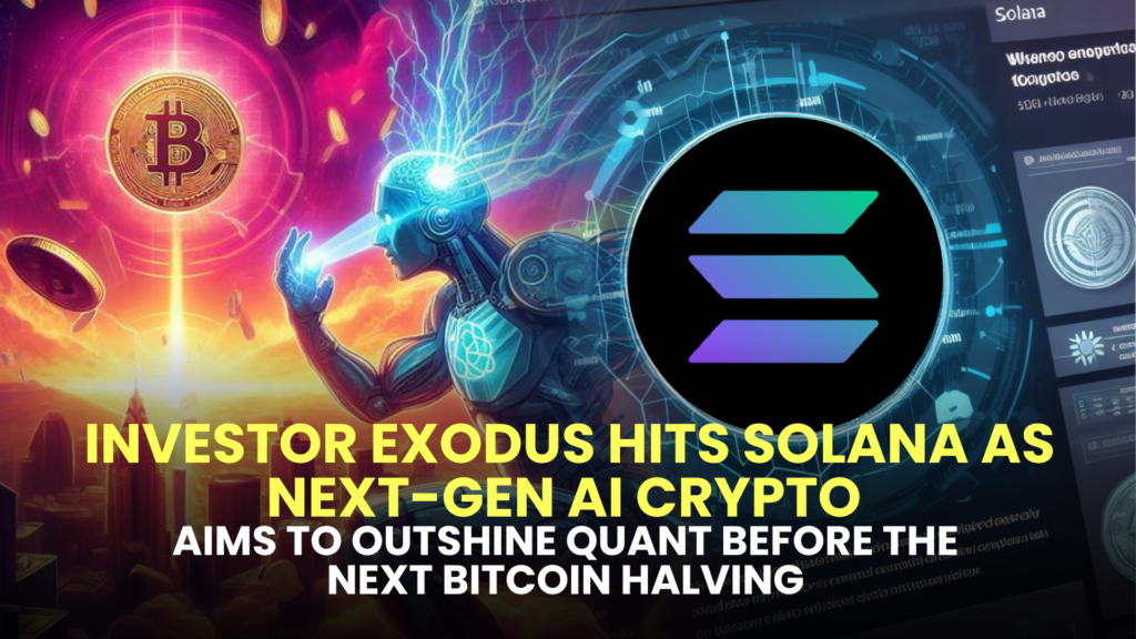 Investor Exodus Hits Solana as Next-Gen AI Crypto Aims to Outshine Quant Before the Next Bitcoin Halving