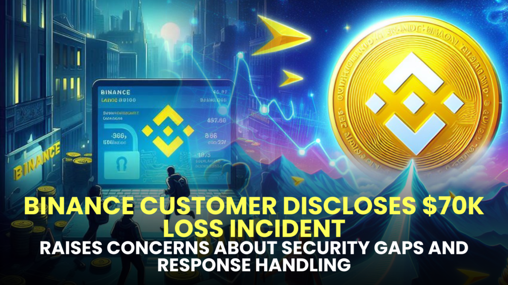 Binance Customer Discloses $70k Loss Incident, Raises Concerns About Security Gaps and Response Handling