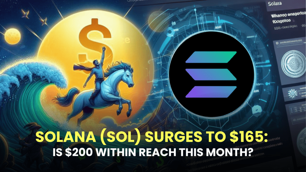 Solana (SOL) Surges to $165: Is $200 Within Reach This Month?