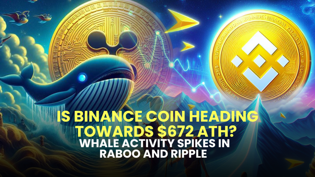 Is Binance Coin (BNB) Heading Towards $672 ATH? Whale Activity Spikes in Raboo (RABT) and Ripple (XRP)
