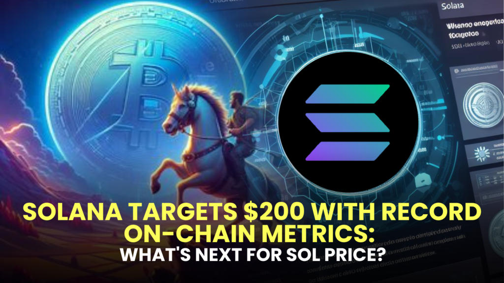 Solana Targets $200 with Record On-Chain Metrics: What's Next for SOL Price?