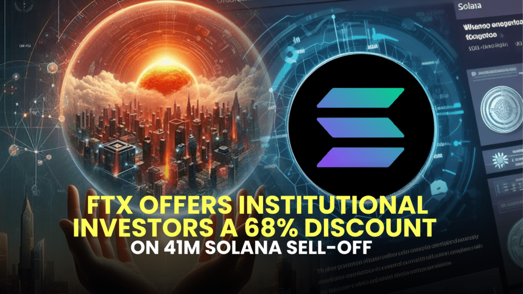 FTX Offers Institutional Investors a 68% Discount on 41M Solana Sell-off