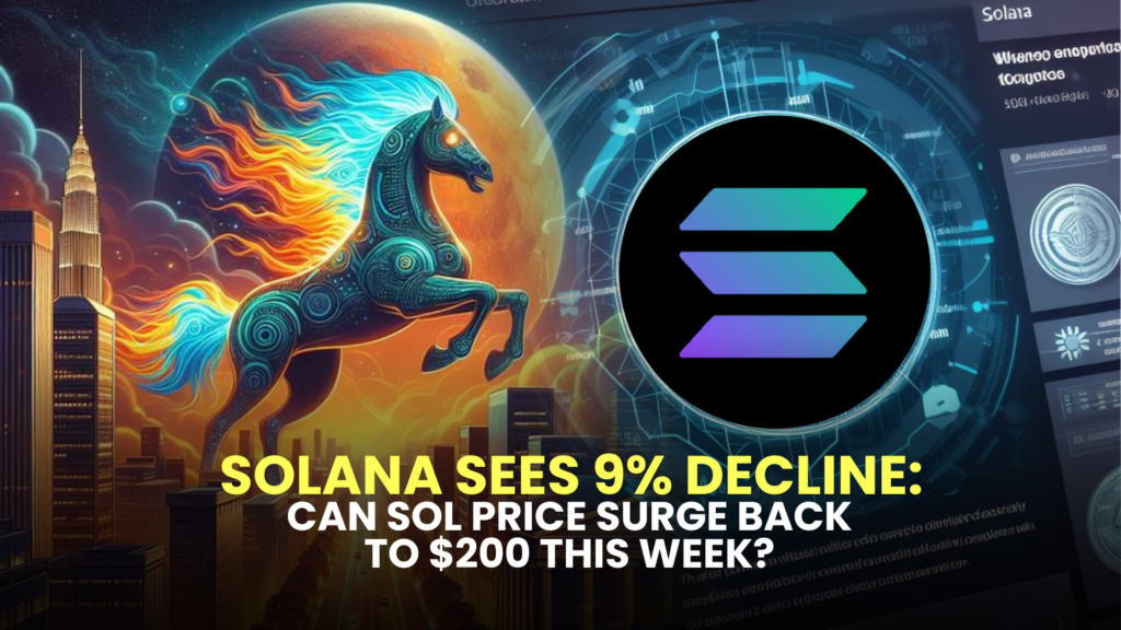 Solana Sees 9% Decline: Can SOL Price Surge Back to $200 This Week?