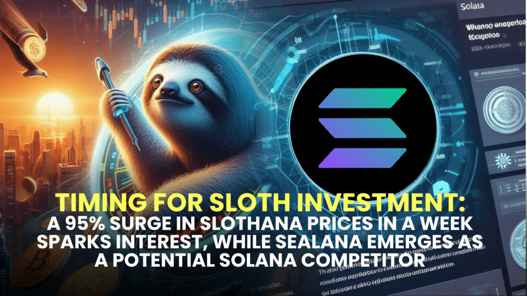 Timing for SLOTH Investment: A 95% Surge in Slothana Prices in a Week Sparks Interest, While Sealana Emerges as a Potential Solana Competitor
