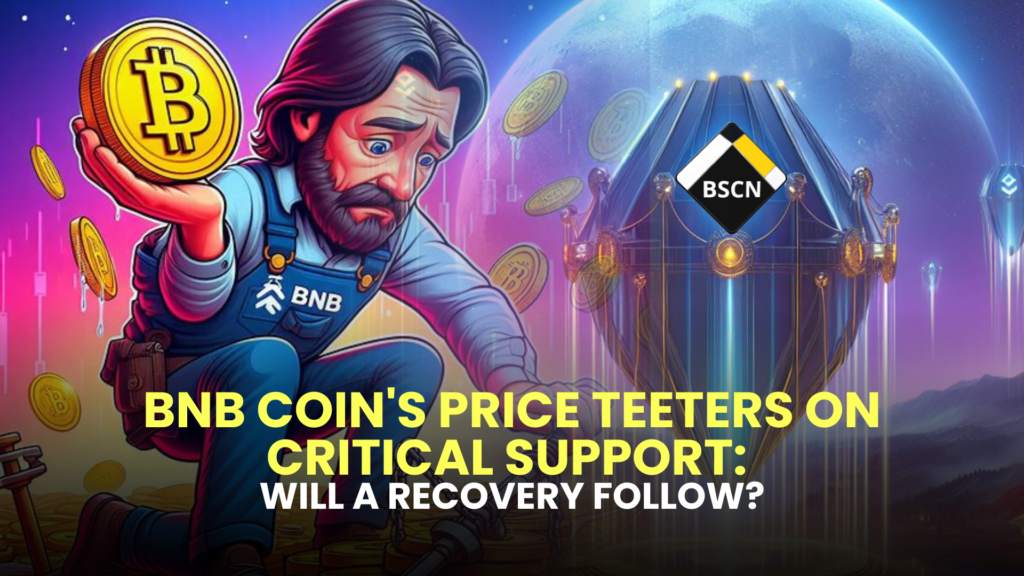 BNB Coin's Price Teeters on Critical Support: Will a Recovery Follow? 2 BNB Coins Price Teeters on Critical Support 2