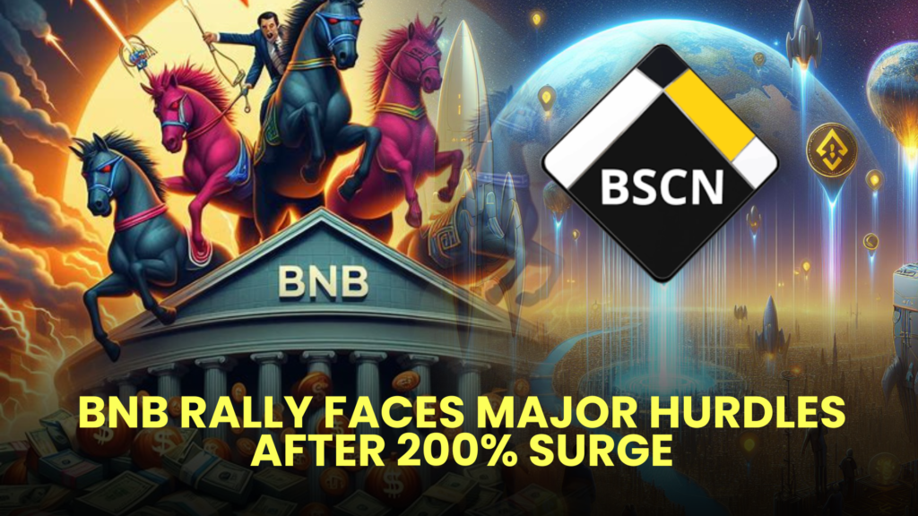 BNB Rally Faces Major Hurdles After 200% Surge 2 BNB Rally Faces Major Hurdles After 200 Surge