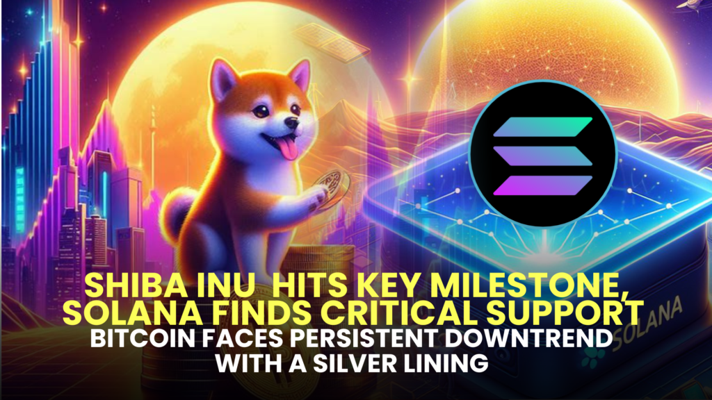 Shiba Inu (SHIB) Hits Key Milestone, Solana (SOL) Finds Critical Support, Bitcoin (BTC) Faces Persistent Downtrend with a Silver Lining