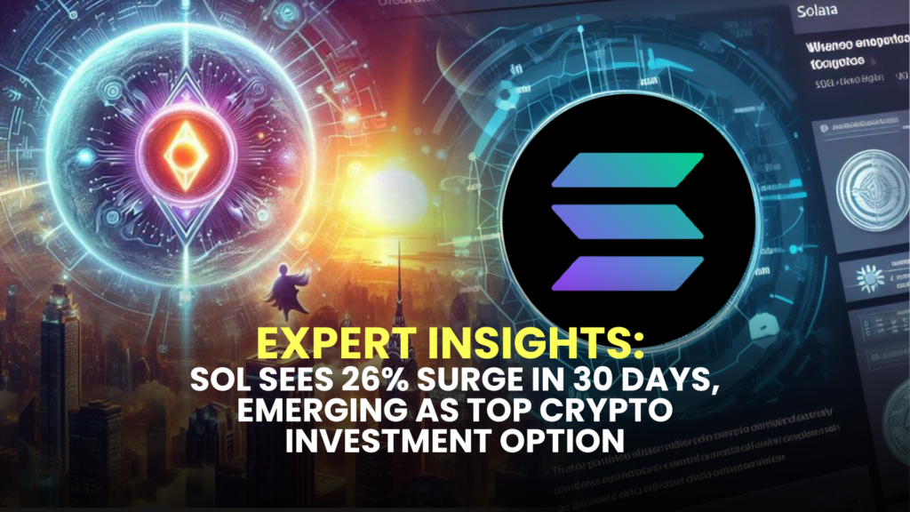 Expert Insights: SOL Sees 26% Surge in 30 Days, Emerging as Top Crypto Investment Option