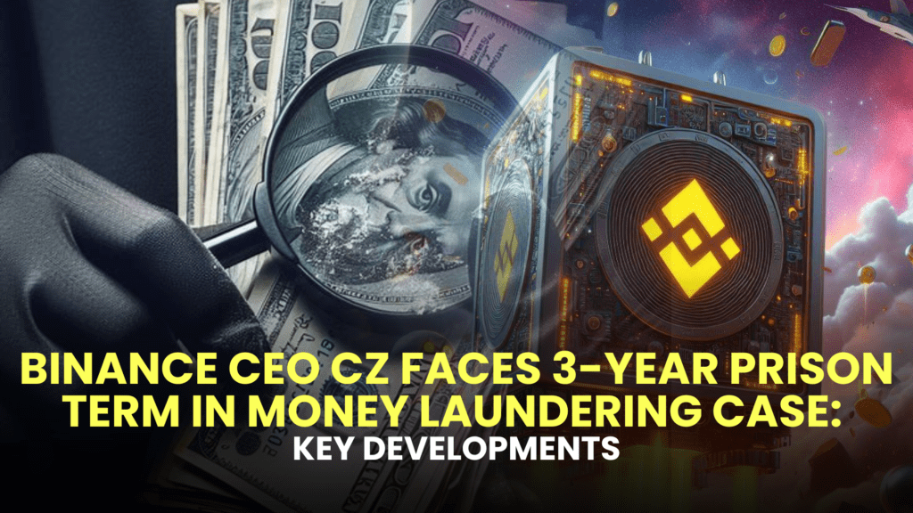 Binance CEO CZ Faces 3-Year Prison Term in Money Laundering Case: Key Developments 2 Key Developments
