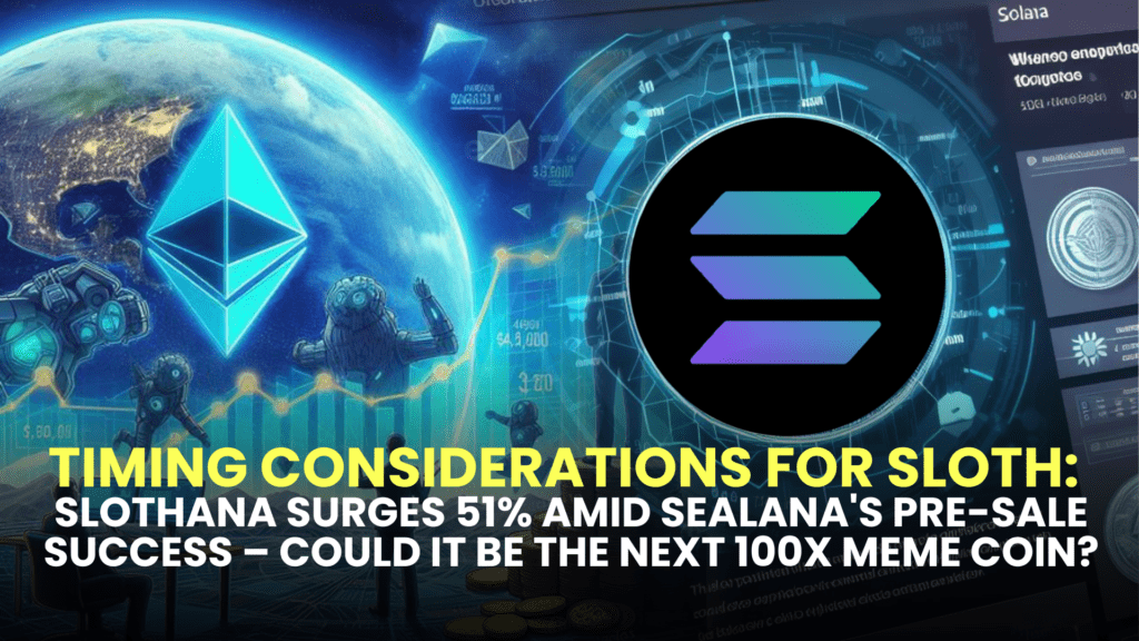 Timing Considerations for SLOTH: Slothana Surges 51% Amid Sealana's Pre-sale Success – Could It Be the Next 100X Meme Coin?