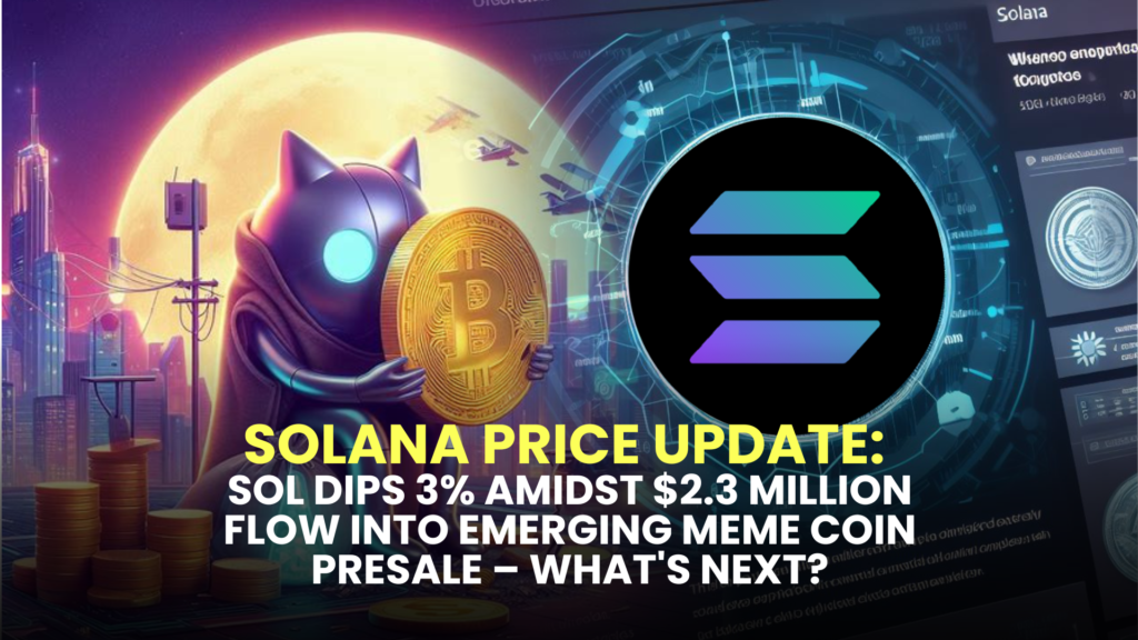 Solana Price Update: SOL Dips 3% Amidst $2.3 Million Flow into Emerging Meme Coin Presale – What's Next?