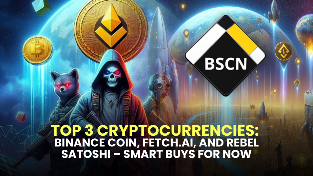 Top 3 Cryptocurrencies: Binance Coin, Fetch.ai, and Rebel Satoshi ($RECQ) – Smart Buys for Now