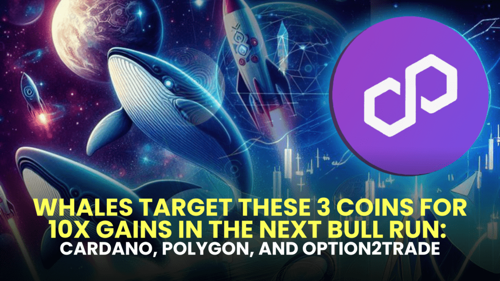 Whales Target These 3 Coins for 10x Gains in the Next Bull Run: Cardano, Polygon, and Option2Trade