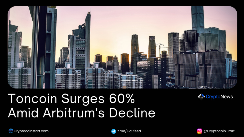 Toncoin Surges 60% Amid Arbitrum's Decline: MOONHOP Nets Nearly $1M in Presale